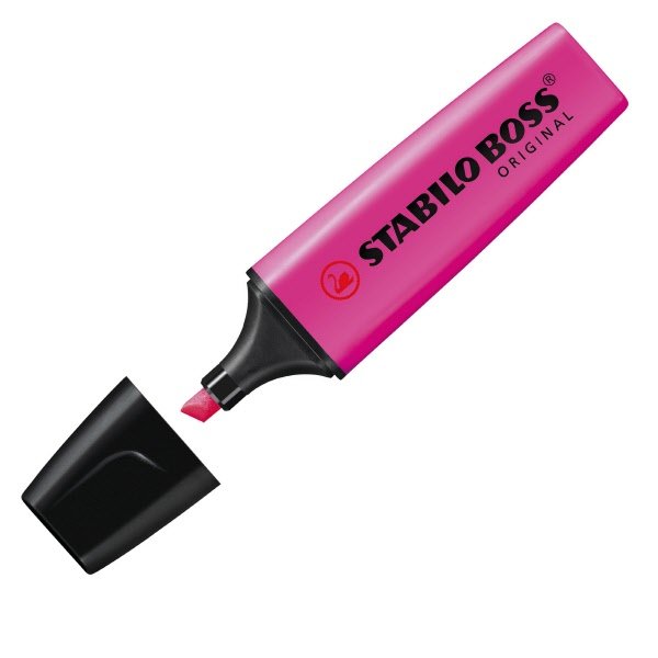 Evidenziatore Stabilo Boss Original - lilla - Tratto 2-5 mm - Punta a scalpello