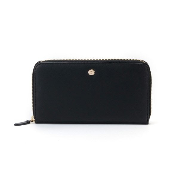 Portafoglio con zip Martha - nero