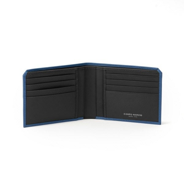 Portafoglio 8 carte Daniel - blu lapis