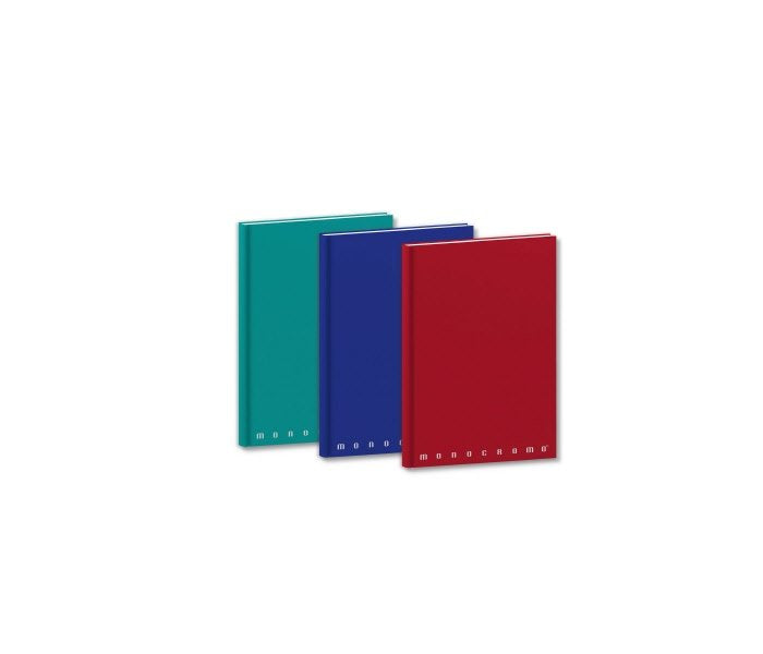 Registro Refe Monocromo  - Rigatura 1R - Righe medie e superiori - 80 g - copertine assortite
