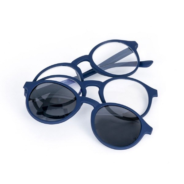 Occhiali da lettura clip on Galileo 1.0 - blu oceano