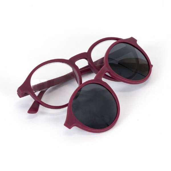 Occhiali da lettura clip on Galileo 1.0 - bordeaux