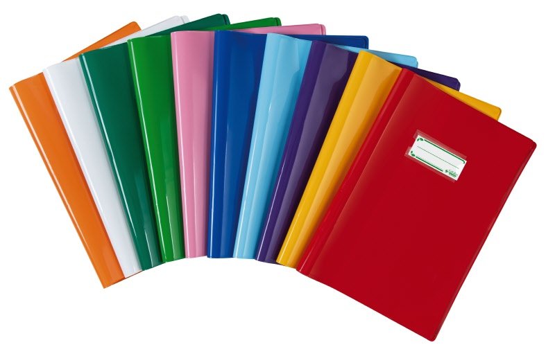 Copertina per quaderni - polietilene bio based laccato - 30x21 cm - alto spessore - viola