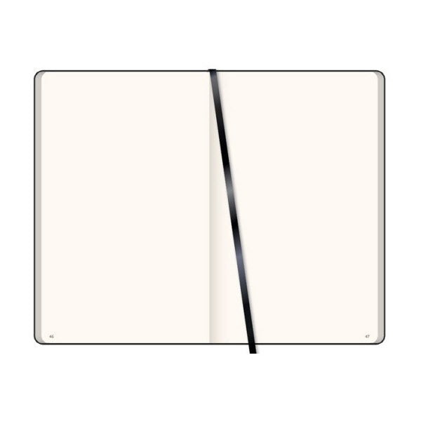 Notes senza rigatura  - f.to 13x21 - carta avorio - nero