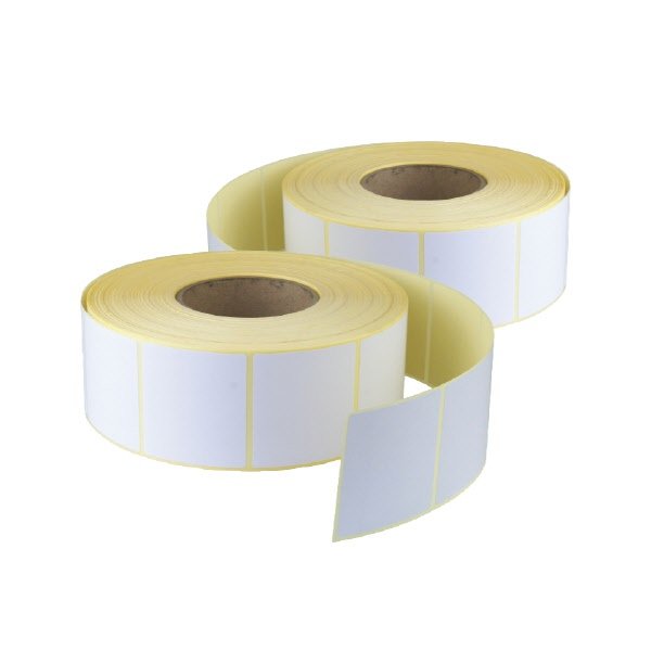 Rotolo 200 etichette permanenti in carta termica - 75x100 mm - Indirizzi standard. Compatibili stampante LP