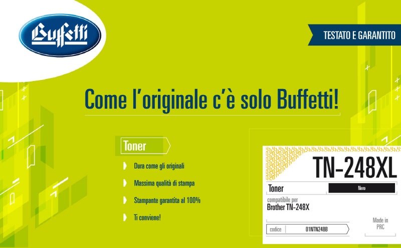 Brother Toner - Compatibile TN-248X - Nero - 3.000 pag