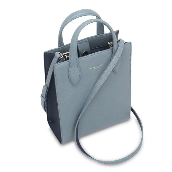 Borsa verticale Eugenia - denim scuro