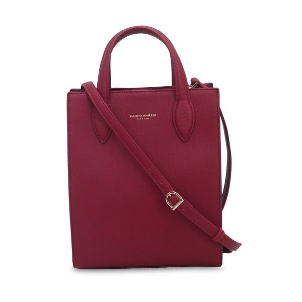 Borsa verticale Eugenia - bordeaux