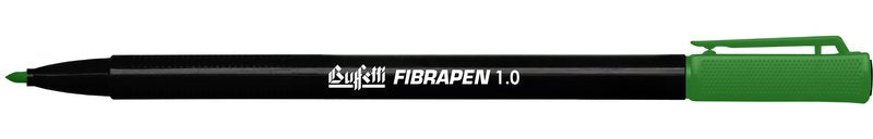 Set 4 Pennarelli punta in feltro da 1 mm - nero, blu, rosso, verde