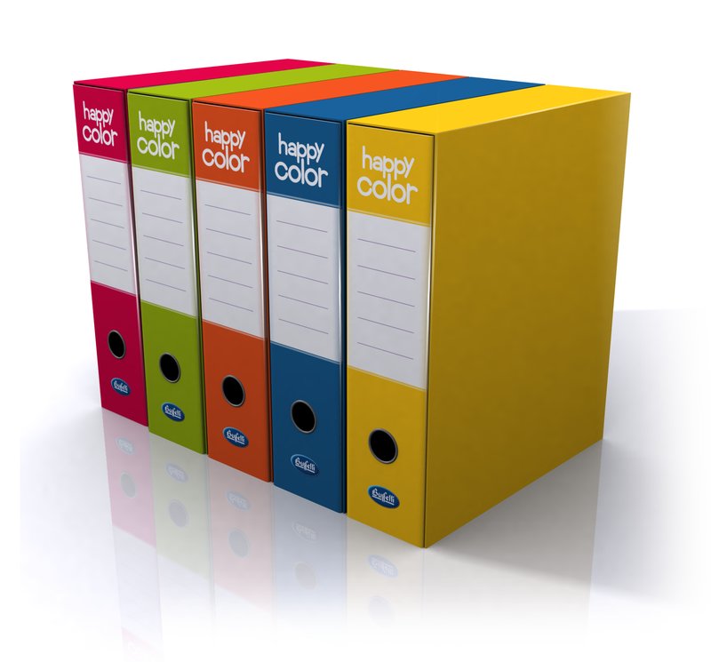 Registratori Happy Color Dorso 8 cm