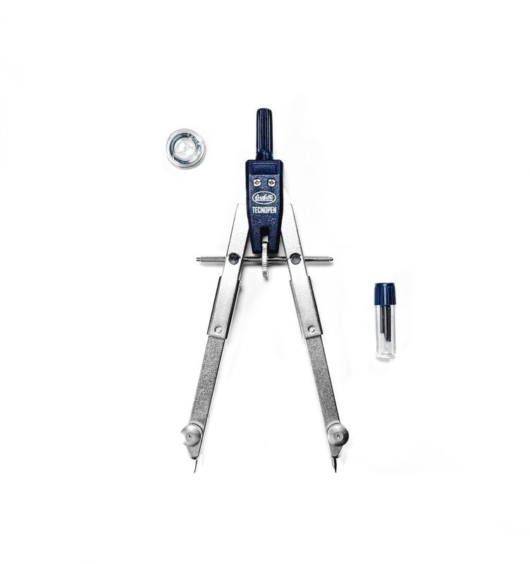 Compasso balaustrone fisso con levette - Diametro cerchio fino a 310 mm - aste in ottone nichelato