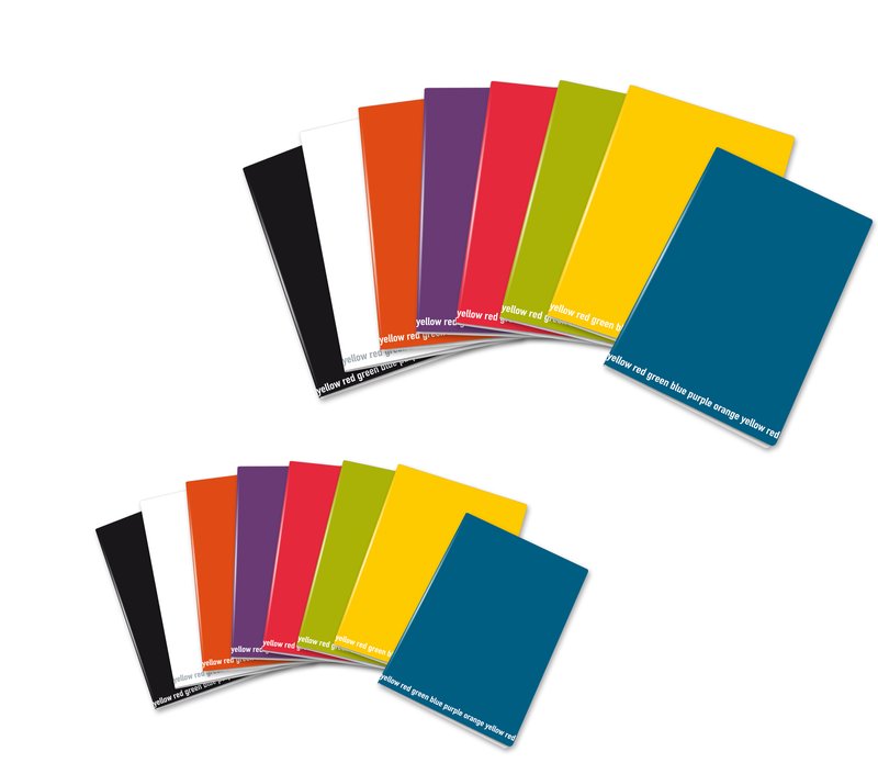 Maxiquaderno Happy Color - Rigatura 1R - Righe - 80 g - A4 - copertine assortite