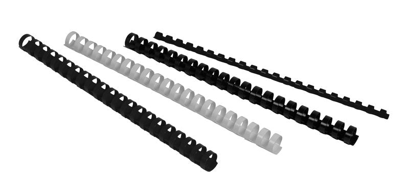 Dorsi plastici a 21 anelli - nero - Dorso 51 mm