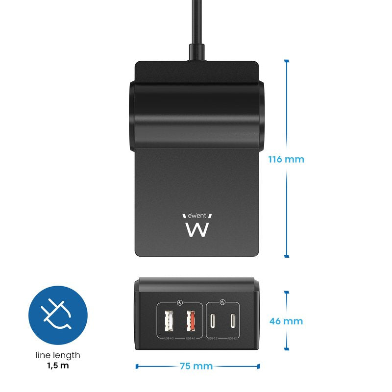 Stazione di ricarica USB GaN - 65W