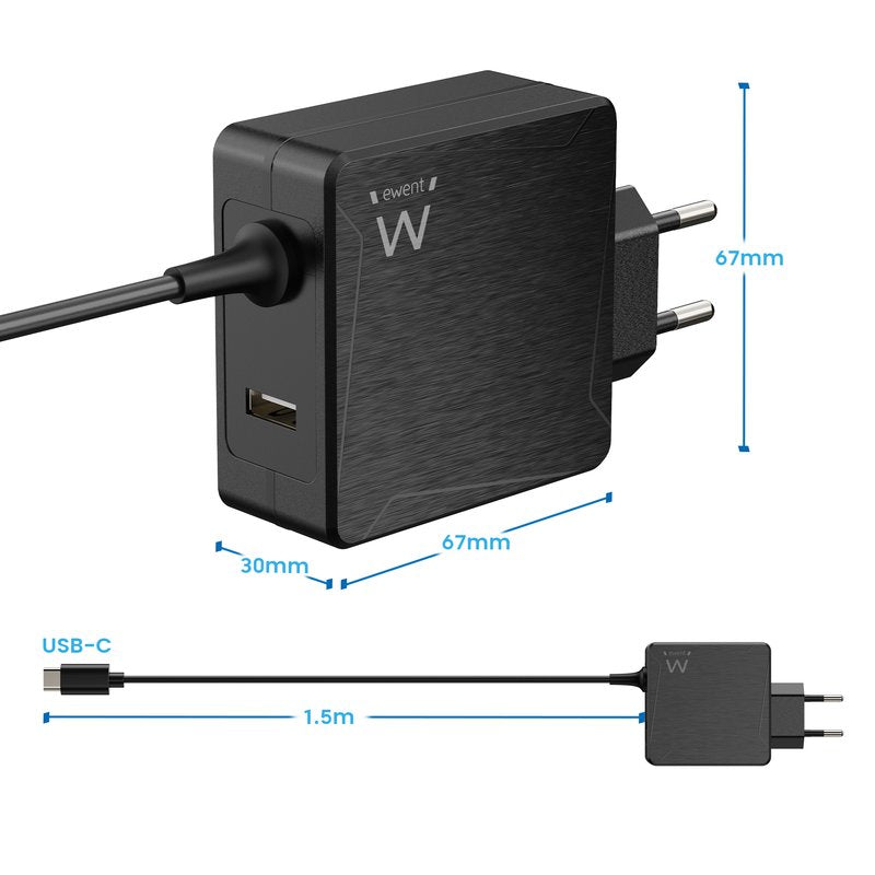 Caricabatterie per notebook - 65W