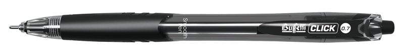 Penna smooth a scatto - tratto fine - colore nero
