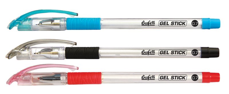 Penna a sfera Gel Stick - punta fine - colore blu