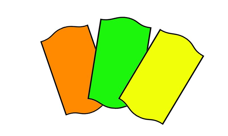 Etichette rimovibili assortiti 26 x 12 mm