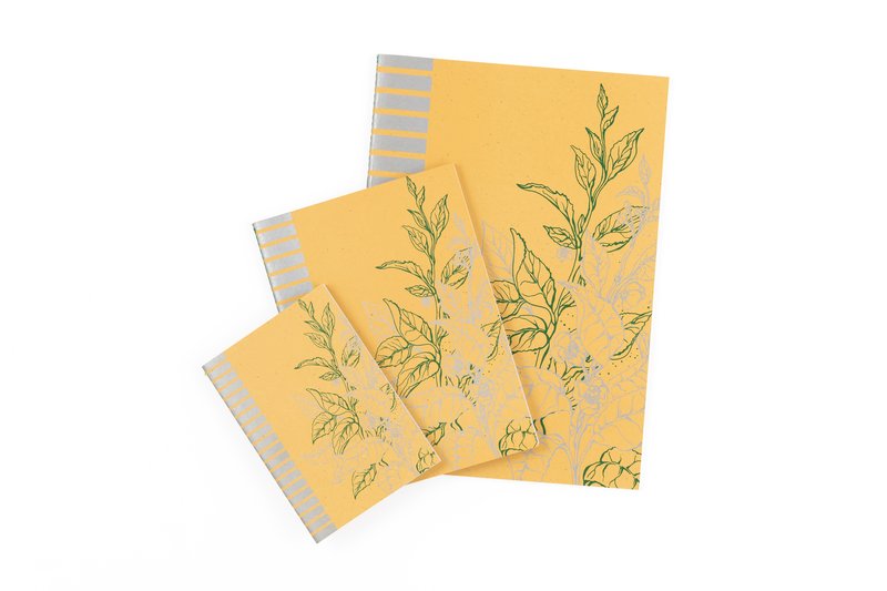 Quaderno - carta riciclata - A4 - senza righe - colori assortiti