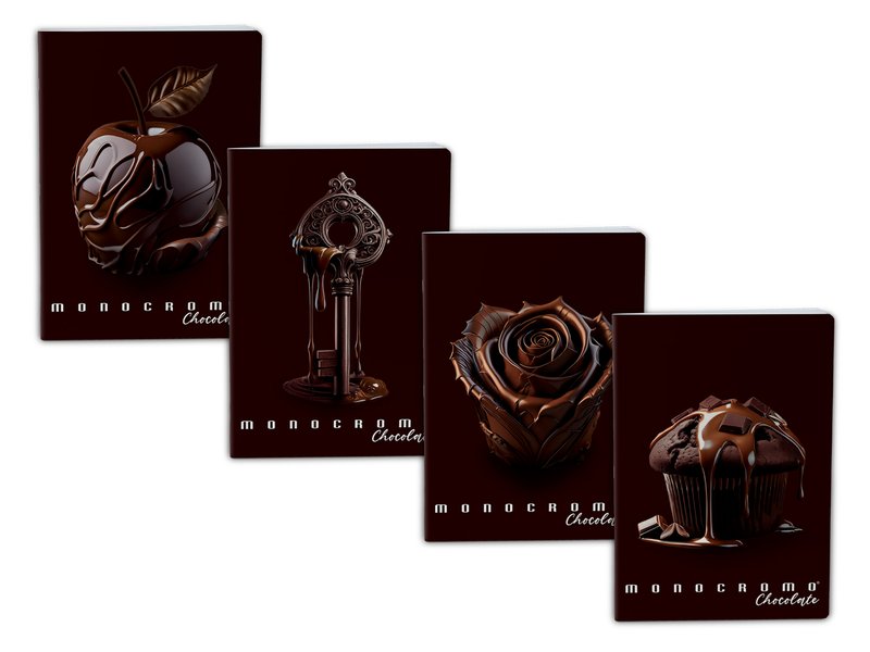 Maxiquaderno Monocromo Chocolate - rigatura 5M