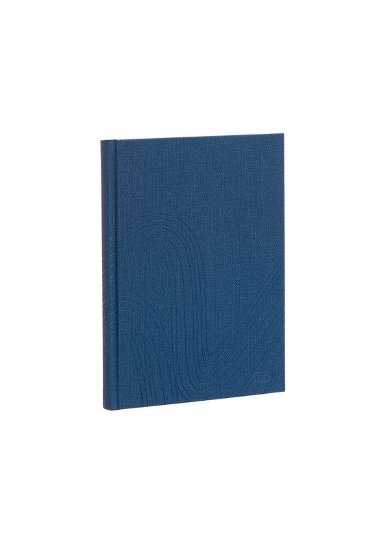 Agenda giornaliera in sintetico, blocco fisso - 2027 - 14,5x20,5 cm - blu