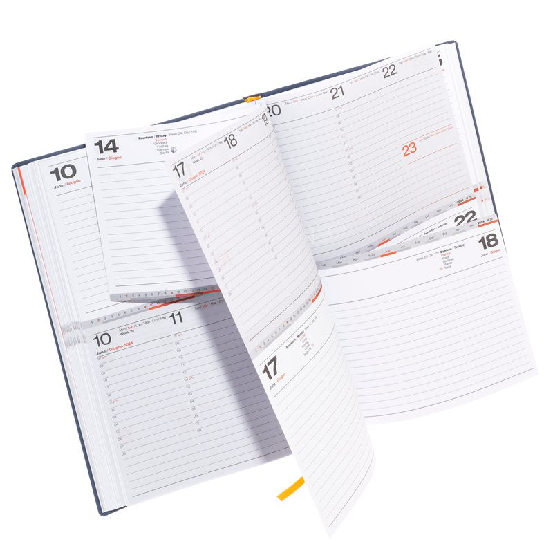 Settimanale Week&Day blocco fisso - 2027 - f.to 16,5x23,5 cm