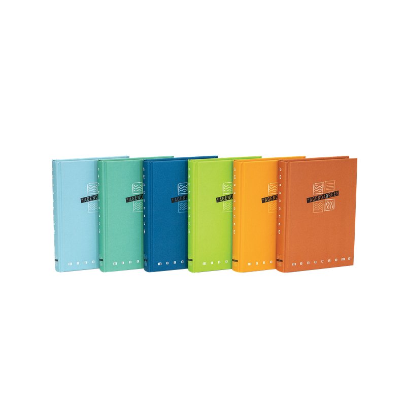 Diario Monocromo Green - colore azzurro