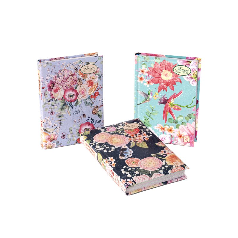 Diario Pigna Flowers - data libera - 12 mesi