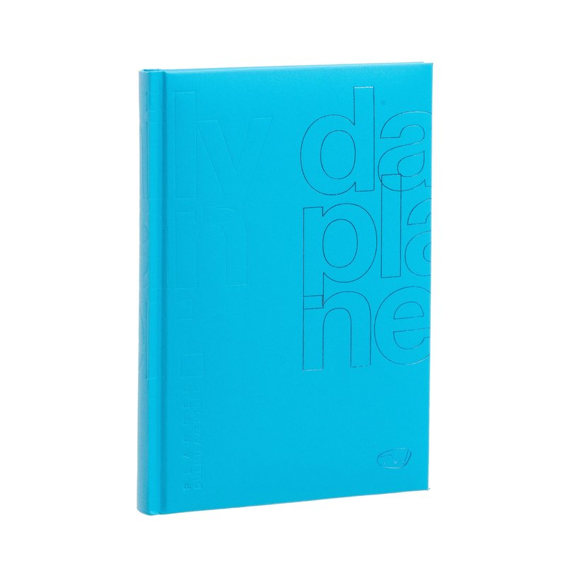 Agenda giornaliera 12 mesi - 2027 - 11x16,5 cm - sab/dom accoppiati - turchese