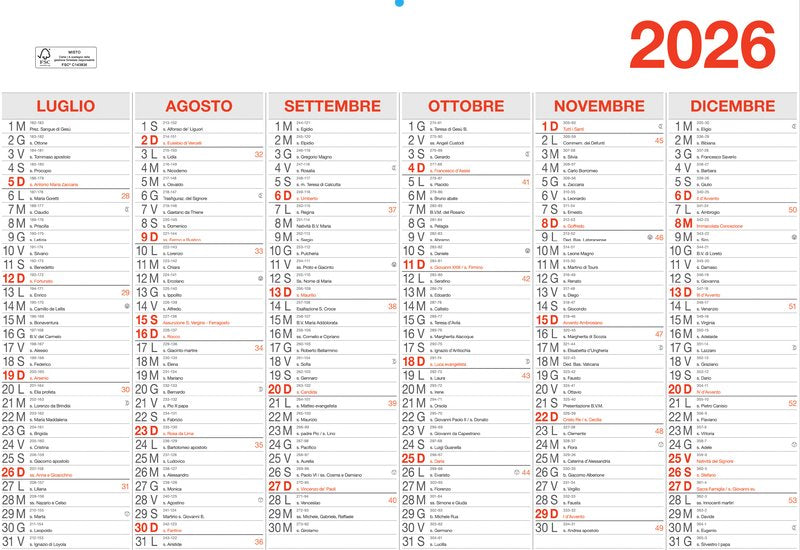 Tabella commerciale - f.to 48,8x33,4 - 2027