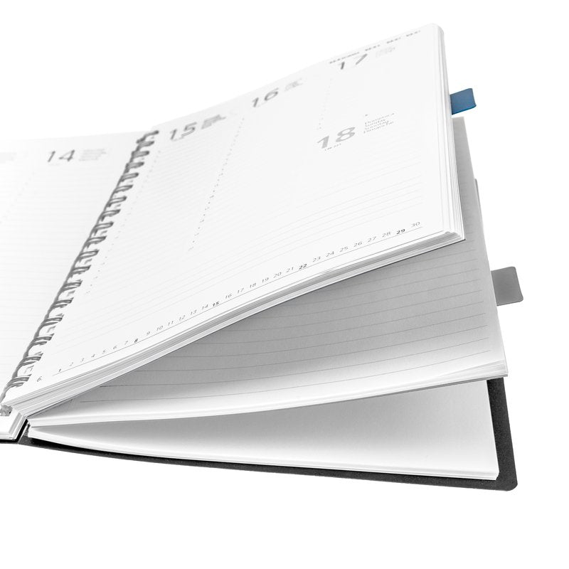 Settimanale + notes a righe e bianco - 2027 -  f.to 14,5x20,5 cm