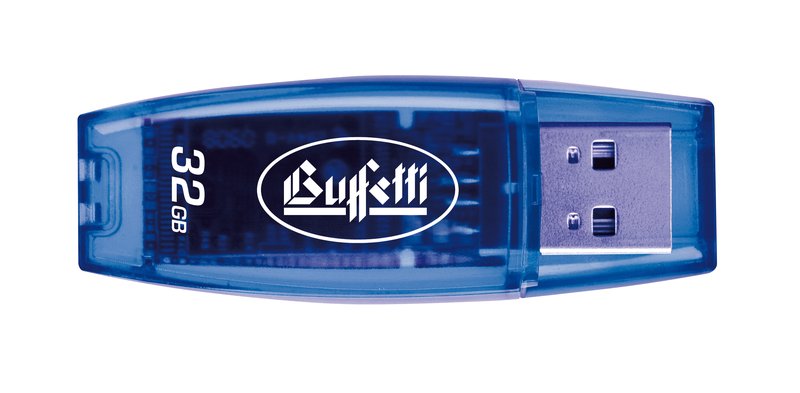 Flash Drive USB Buffetti - 32GB - blu