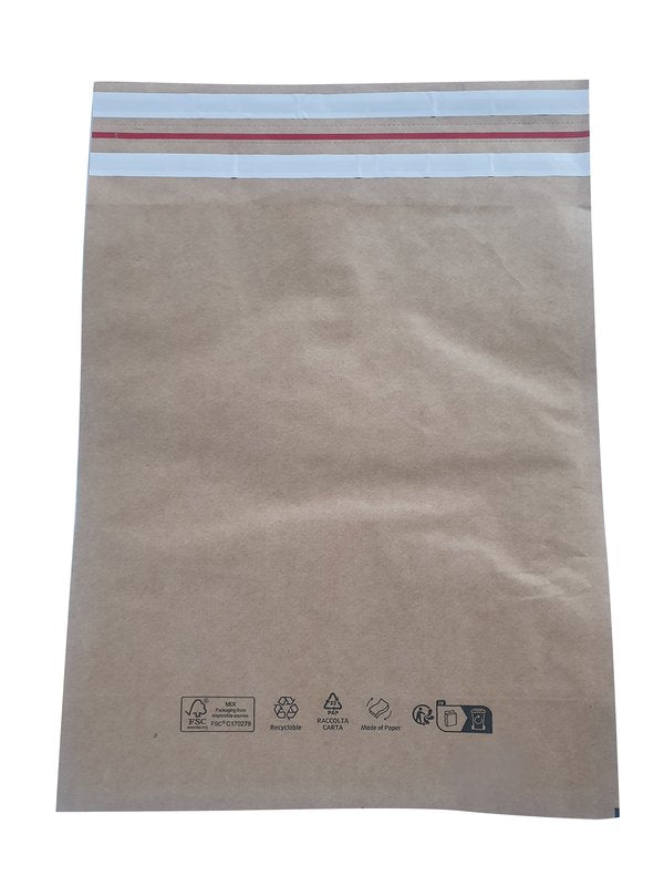 Buste avana in carta Kraft - doppia chiusura adesiva - Formato 450x500 mm