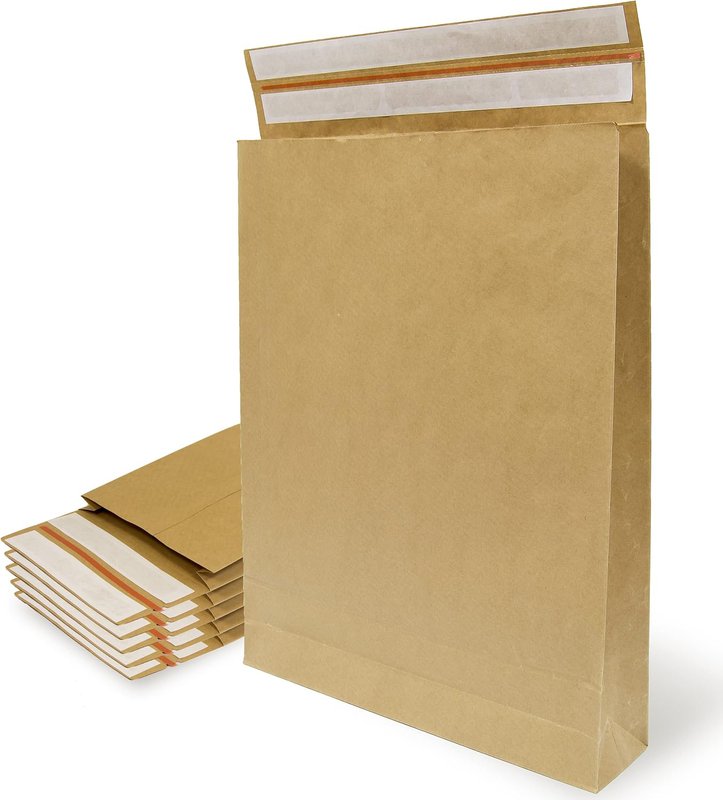 Buste avana in carta Kraft - doppia chiusura adesiva - Formato 300x350 mm