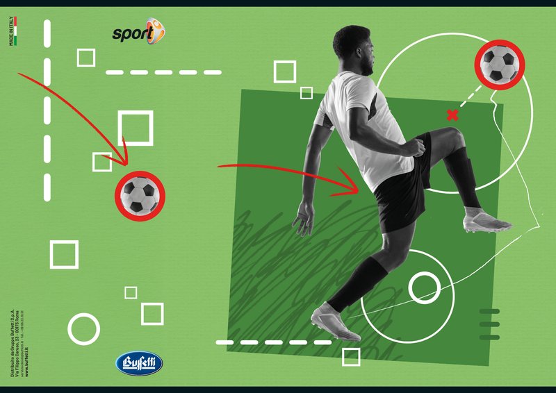 Maxiquaderno SPORT - Rigatura 1R - Righe - 80 g - A4 - copertine assortite