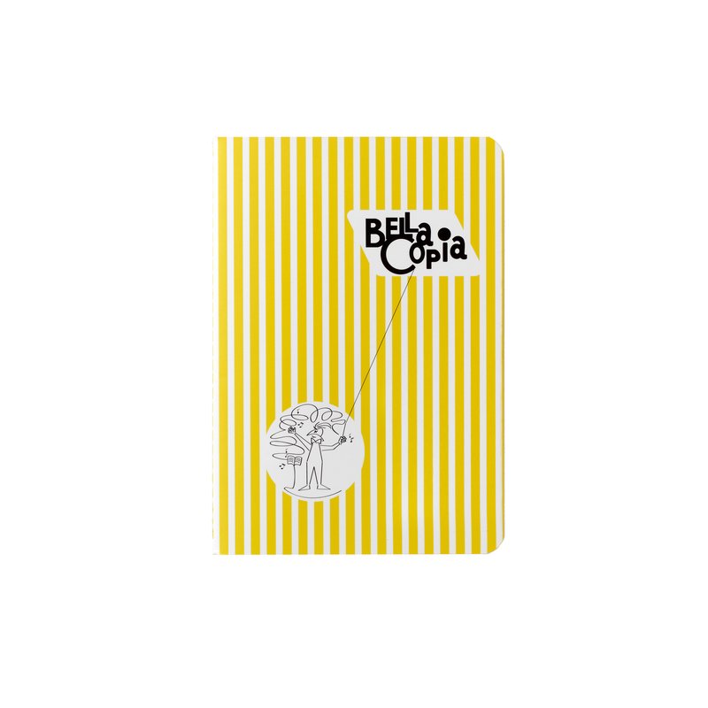 Taccuino BELLA COPIA 10,5 x 14,8 cm. - giallo