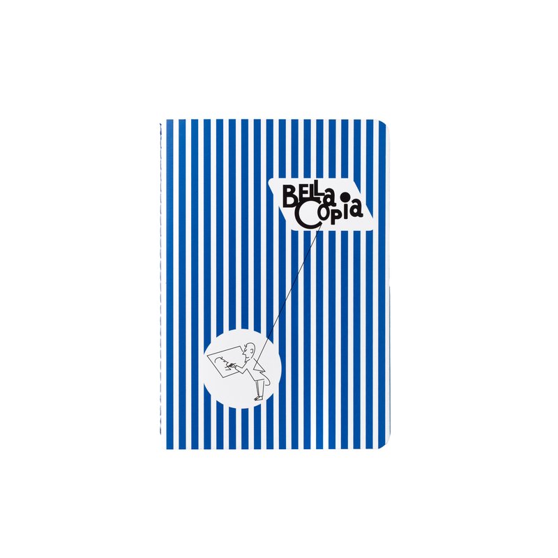 Taccuino BELLA COPIA 10,5 x 14,8 cm. - blu