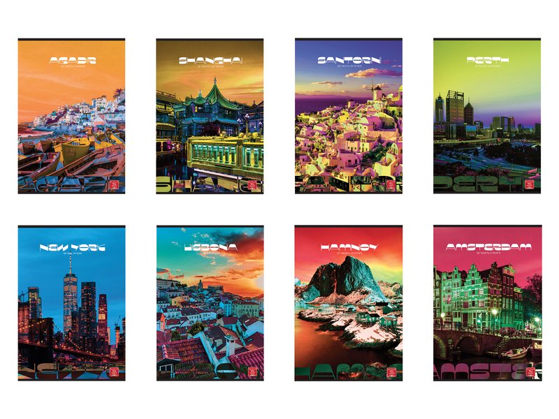 Maxi Quaderno CITY EFFECTS  - 1R - Righe