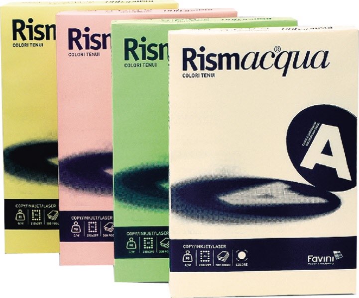 Rismacqua - carta e cartoncini 90 g - A4 - rosa 300 fogli