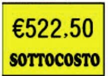 Etichette permanenti 26 x 19 mm fluo