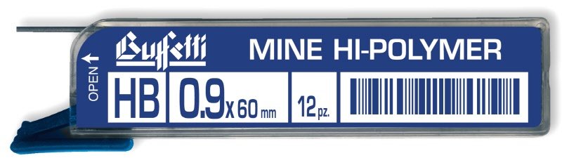 Mine Hi-Polymer - Tratto 0,9 mm - Gradazione HB