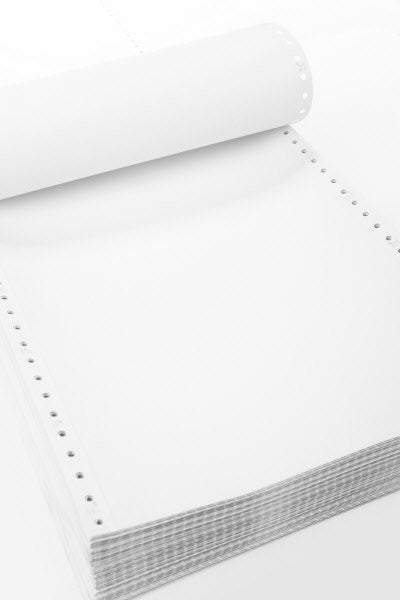 Carta a modulo continuo - 3 copie - bianco - 24 x 11" - piste staccabili