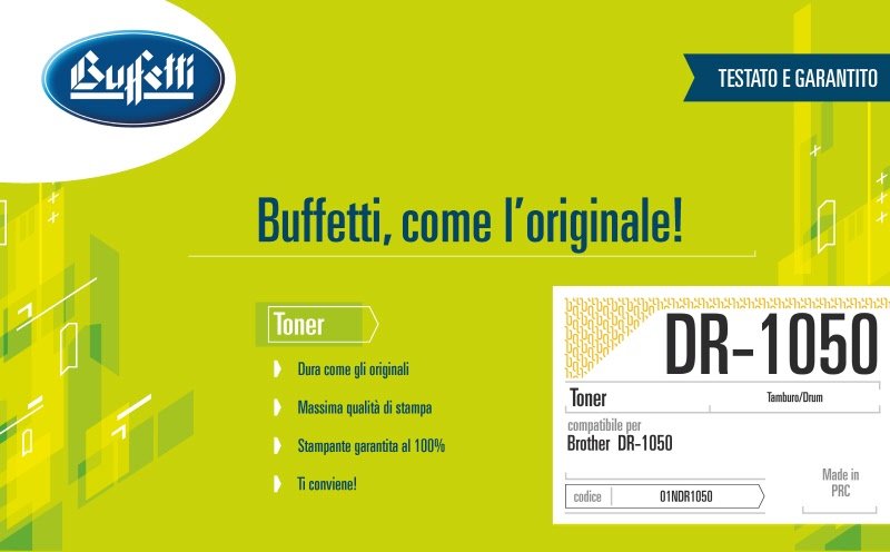 Brother Tamburo - Compatibile DR-1050 DR-1050 - Tamburo - 10.000 pag