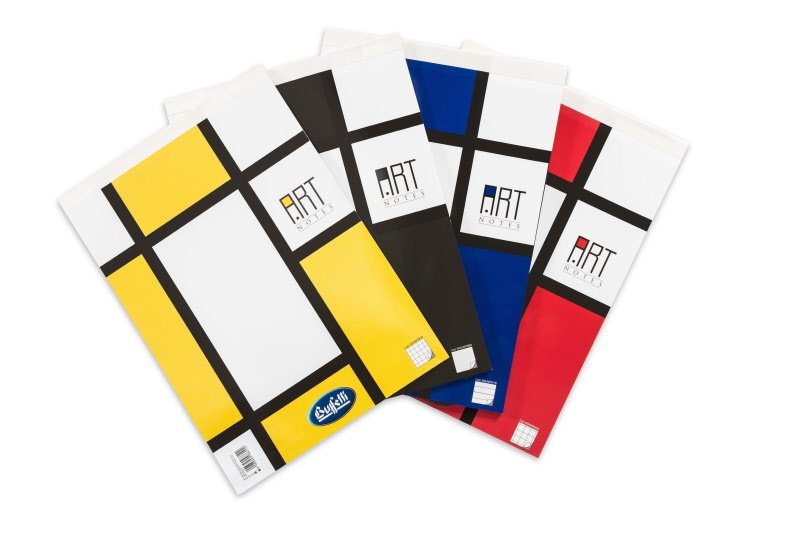 Blocco notes Art - A4  - 1R - Righe - punto metallico - 70 fogli da 60 g