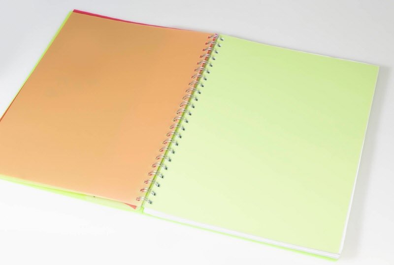 Blocco notes Maxi Happy Color  - A4  - 5M - Quadretto da 5mm - spirale - 120 fogli da 70 g