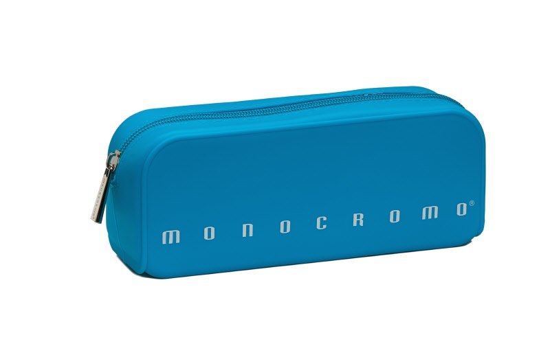 Bustina Monocromo Fluo -silicone morbido soft touch -  Azzurro