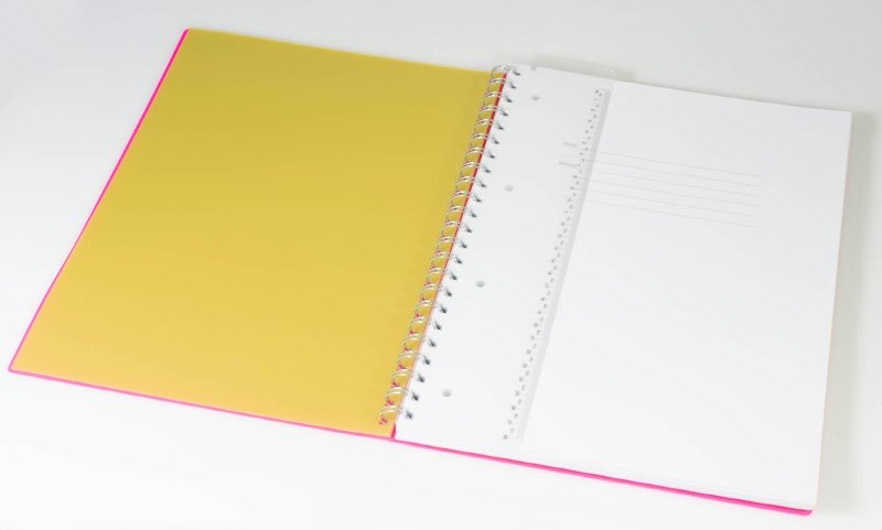 Blocco notes Maxi Happy Color  - A4  - 5M - Quadretto da 5mm - spirale - 120 fogli da 70 g