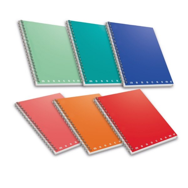 Maxiquaderni skip Monocromo  - Rigatura 1R - Righe medie e superiori - 80 g - copertine assortite