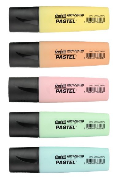 Evidenziatore pastello - colore giallo