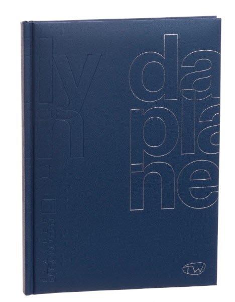 Agenda giornaliera 12 mesi - 2027 - 14,5x20,5 cm - sab/dom divisi - blu
